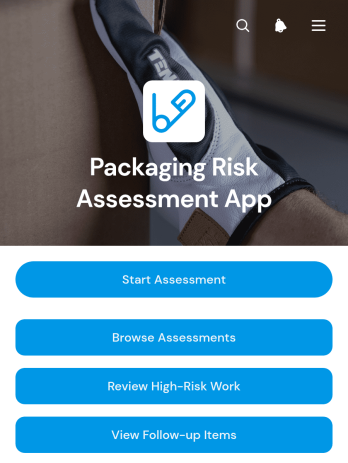 Packaging Risk Assessment App Template