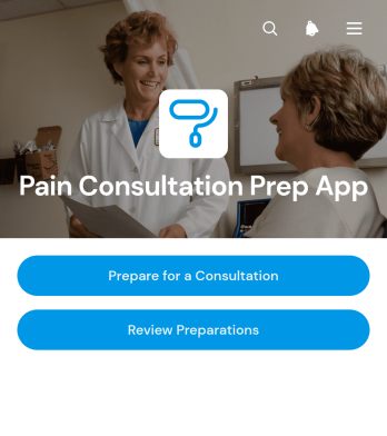 Pain Consultation Prep App Template