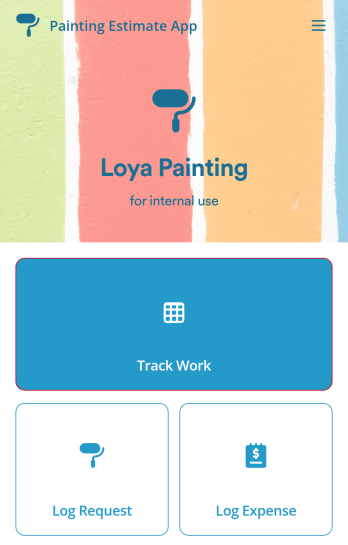 Custom Painting Estimate App