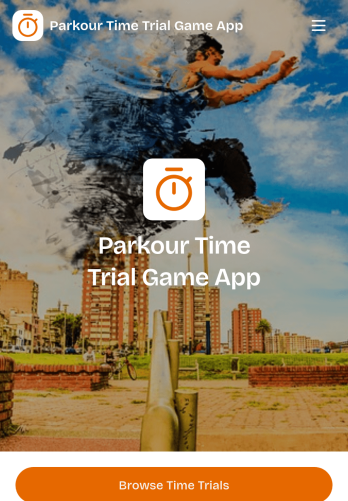 Parkour Time Trial Game App Template