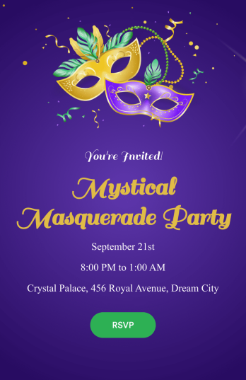 Party RSVP App Template