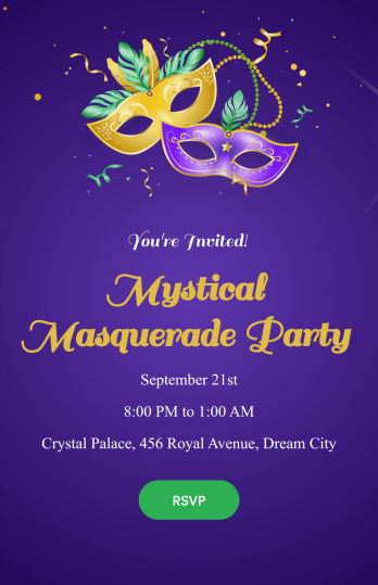 Party RSVP App Template