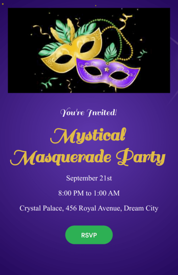 Party RSVP App Template