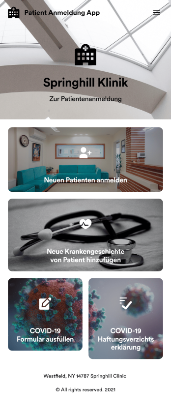 Patient Anmeldung App