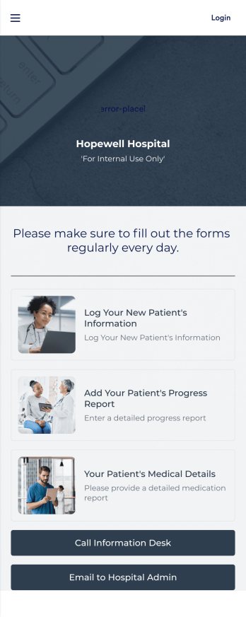 Patient Management App Template