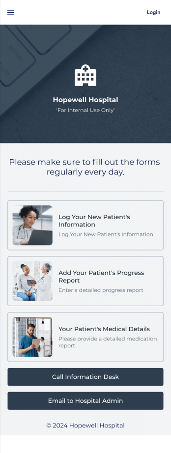 Patient Management App Template