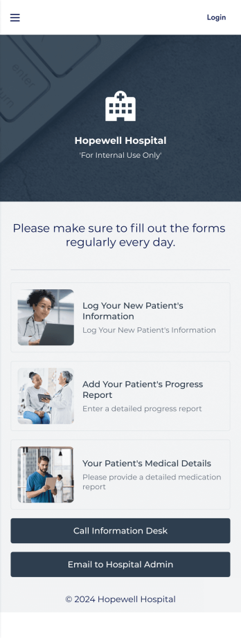 Patient Management App Template