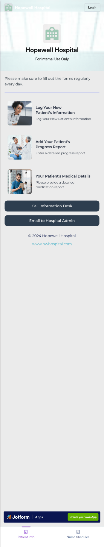 Patient Management App Template