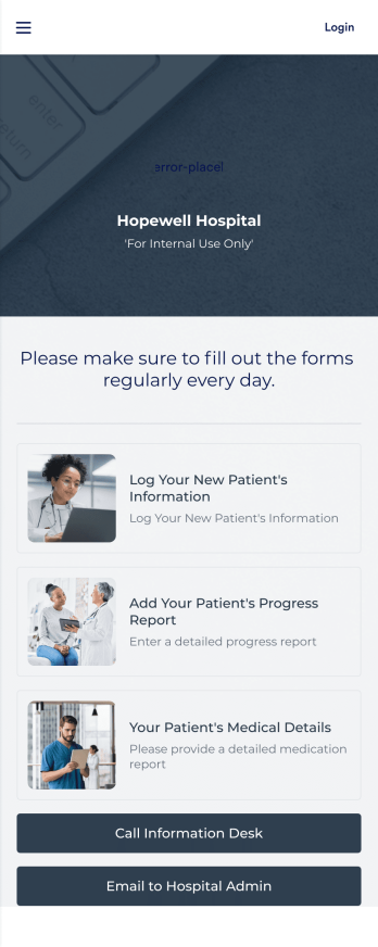 Patient Management App Template