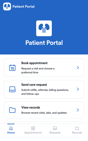 Patient Portal App Template