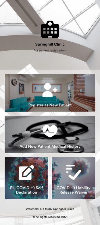 Patient Registration App Template