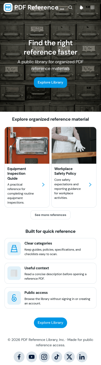 PDF Reference Library App Template