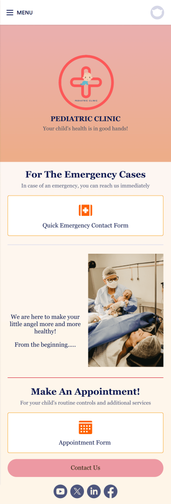 Pediatric Clinic App Template