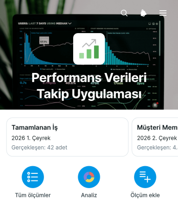 Performans Verisi Takip Uygulama Șablonu