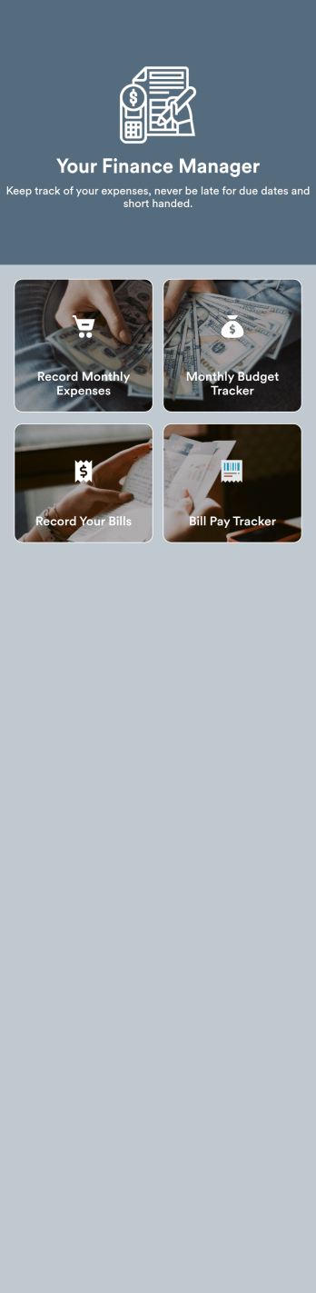 Personal Finance Management App Template