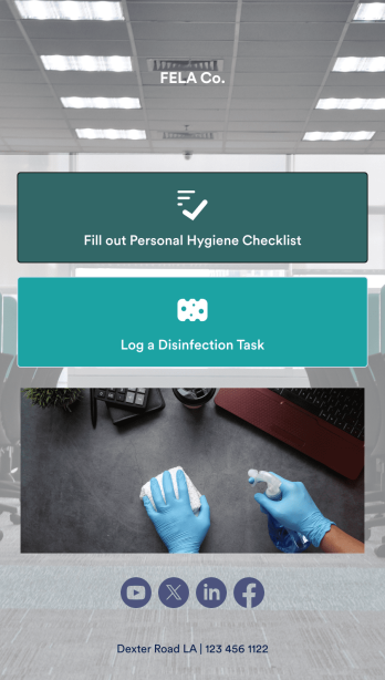 Personal Hygiene Checklist App Template