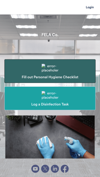 Personal Hygiene Checklist App Template