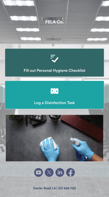 Personal Hygiene Checklist App Template