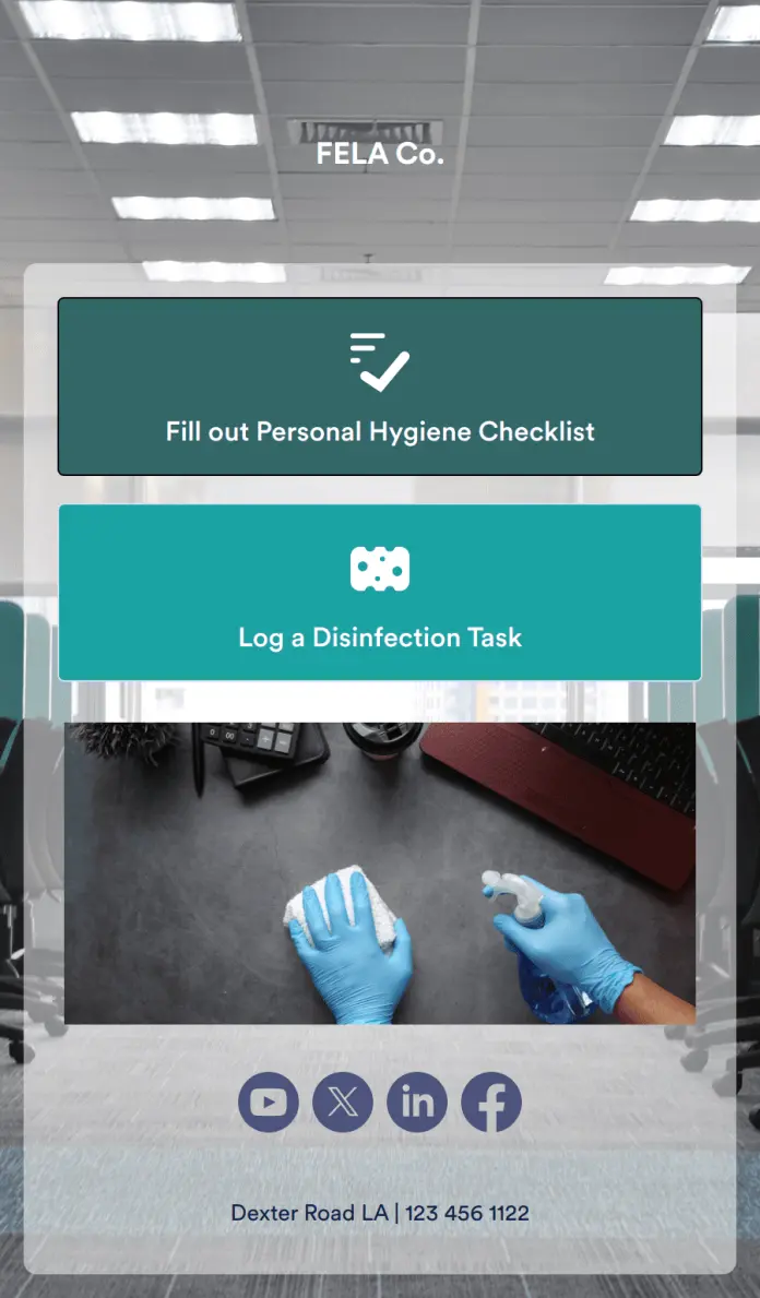 Personal Hygiene Checklist App