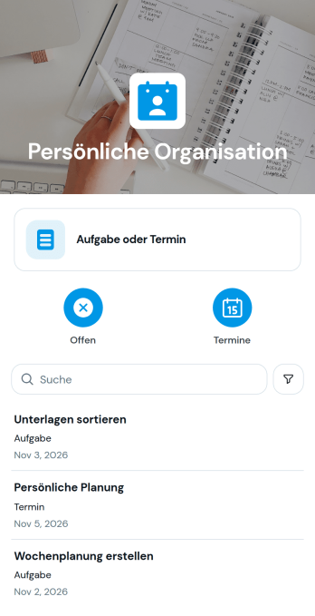 Personal Organization App