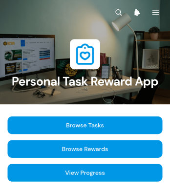 Personal Task Reward App Template