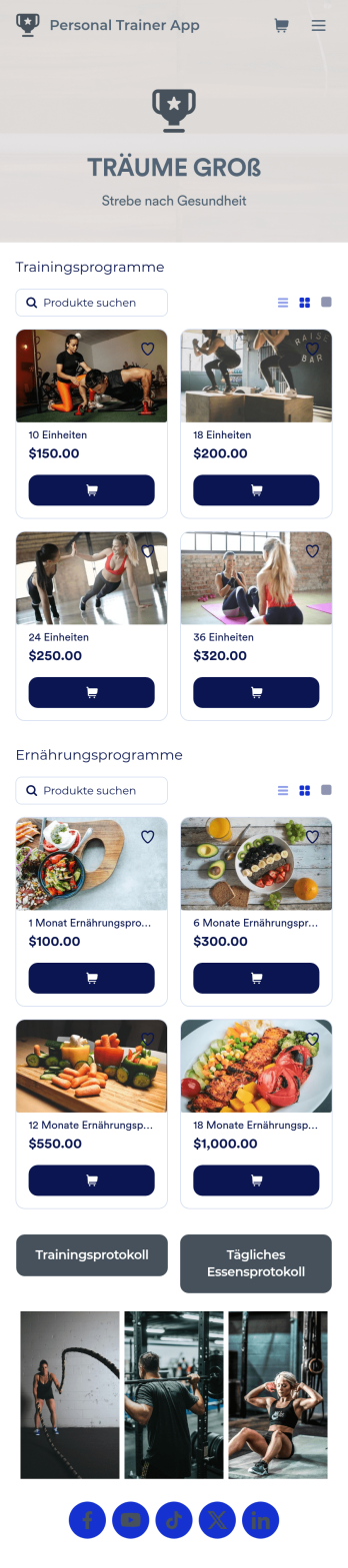 Personal Trainer App
