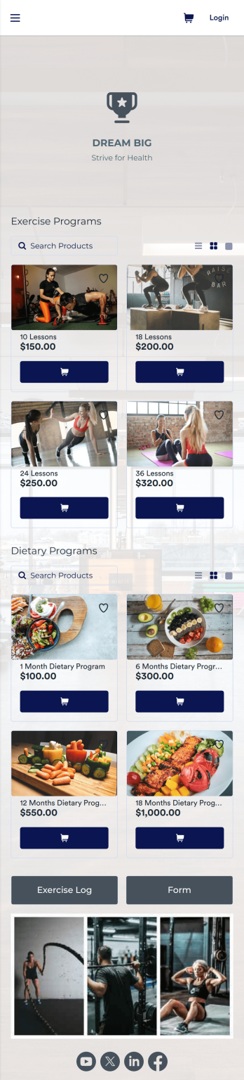 Personal Trainer App Template