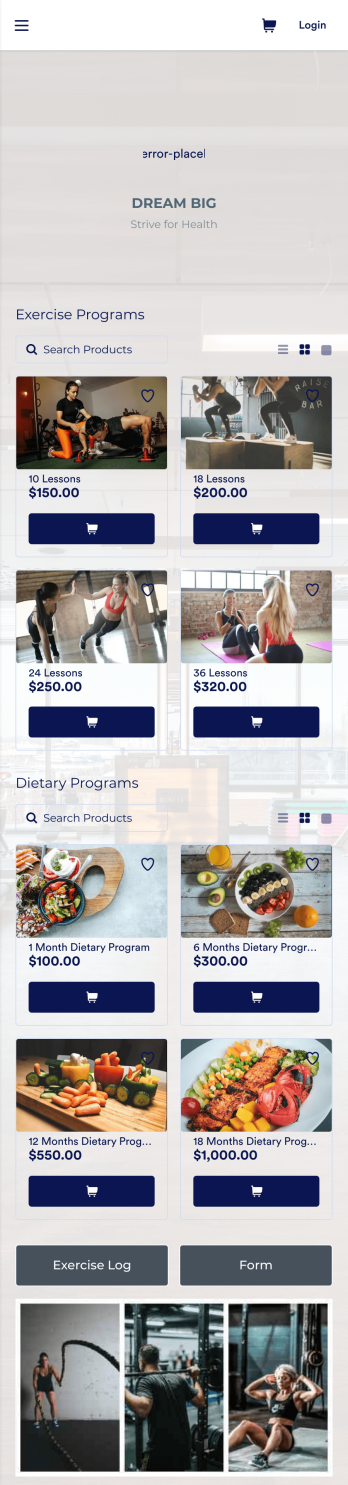 Personal Trainer App Template