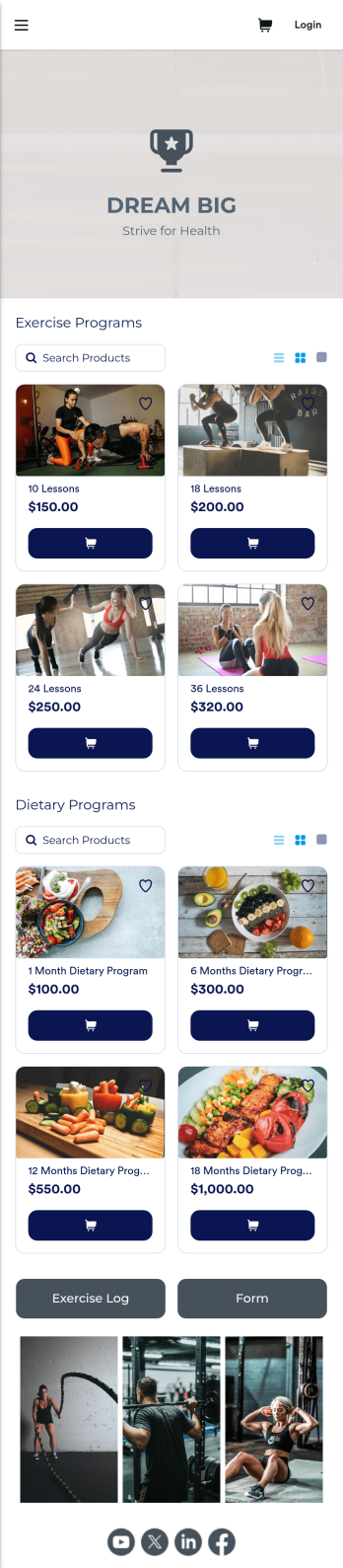Personal Trainer App Template