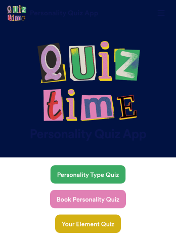 Customizable Personality Quiz App
