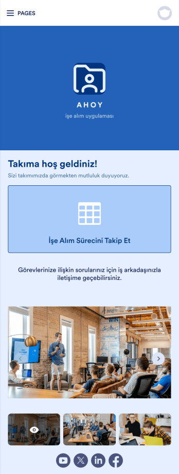 Personel İşe Alım Uygulaması Template