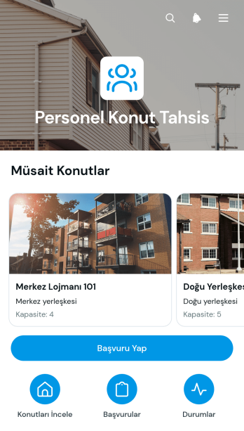 Personel Konut Tahsis Uygulama Șablonu