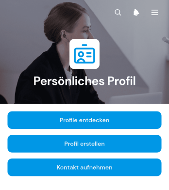 Persönliche Profil-App