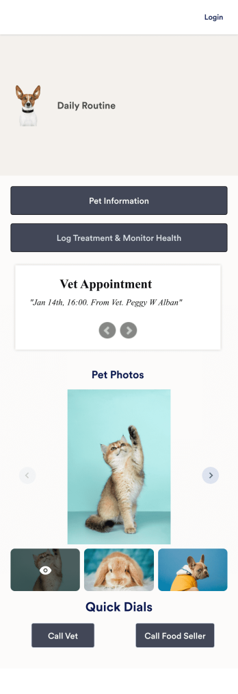 Pet Care Service App Template