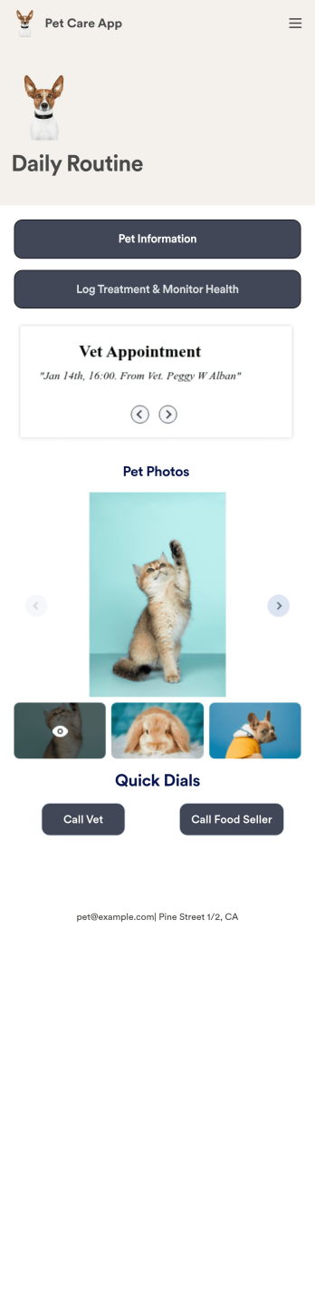 Pet Care Service App Template