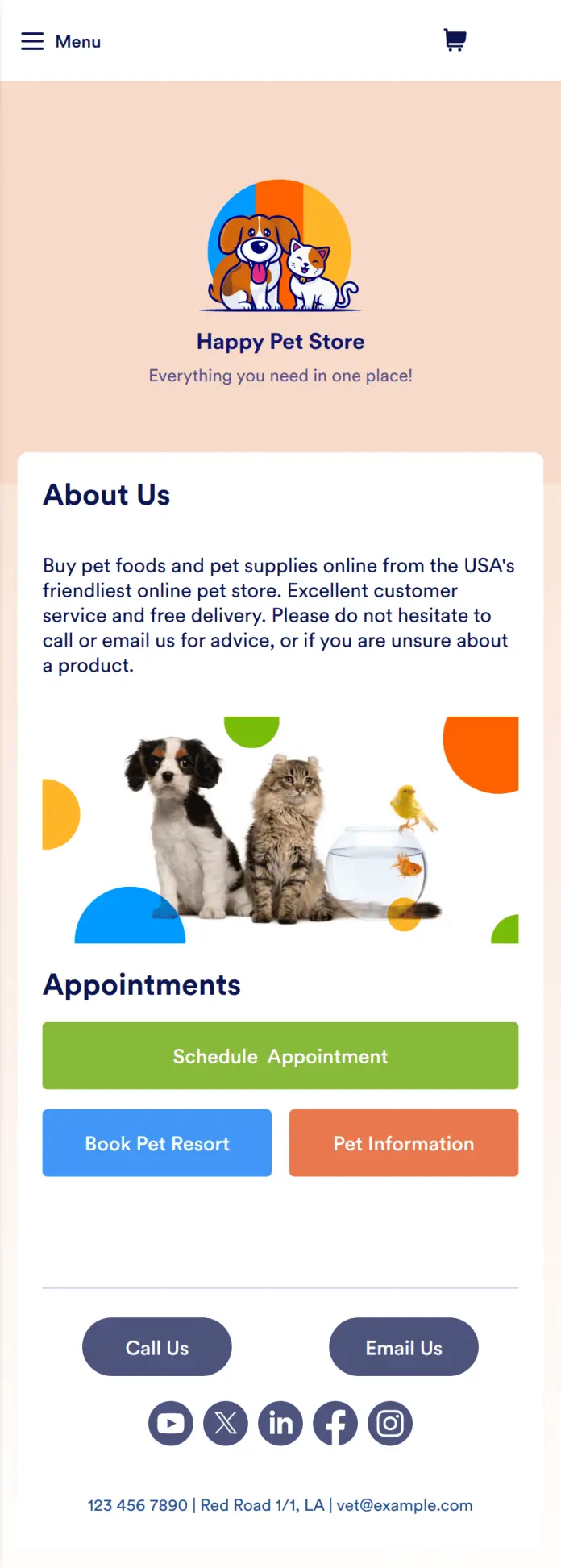 Pet Store App