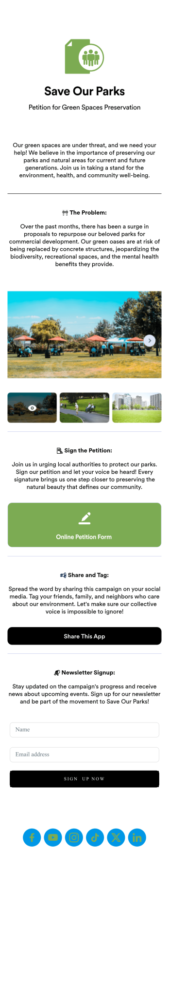 Petition App Template