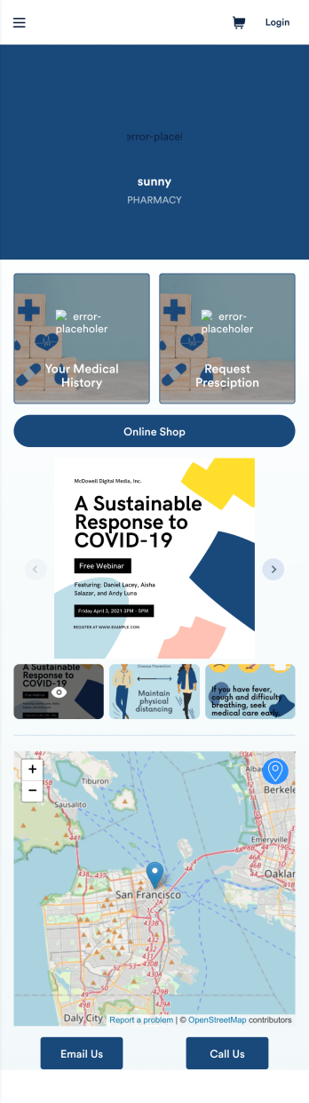 Pharmacy App Template