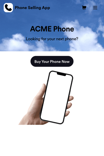 Phone Selling App Template