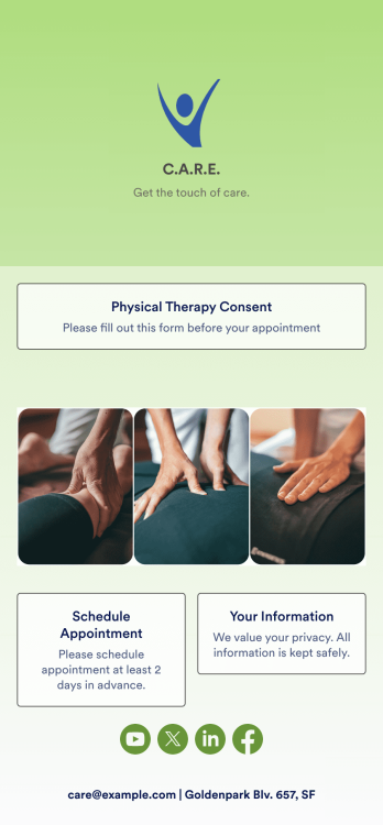 Physical Therapy App Template