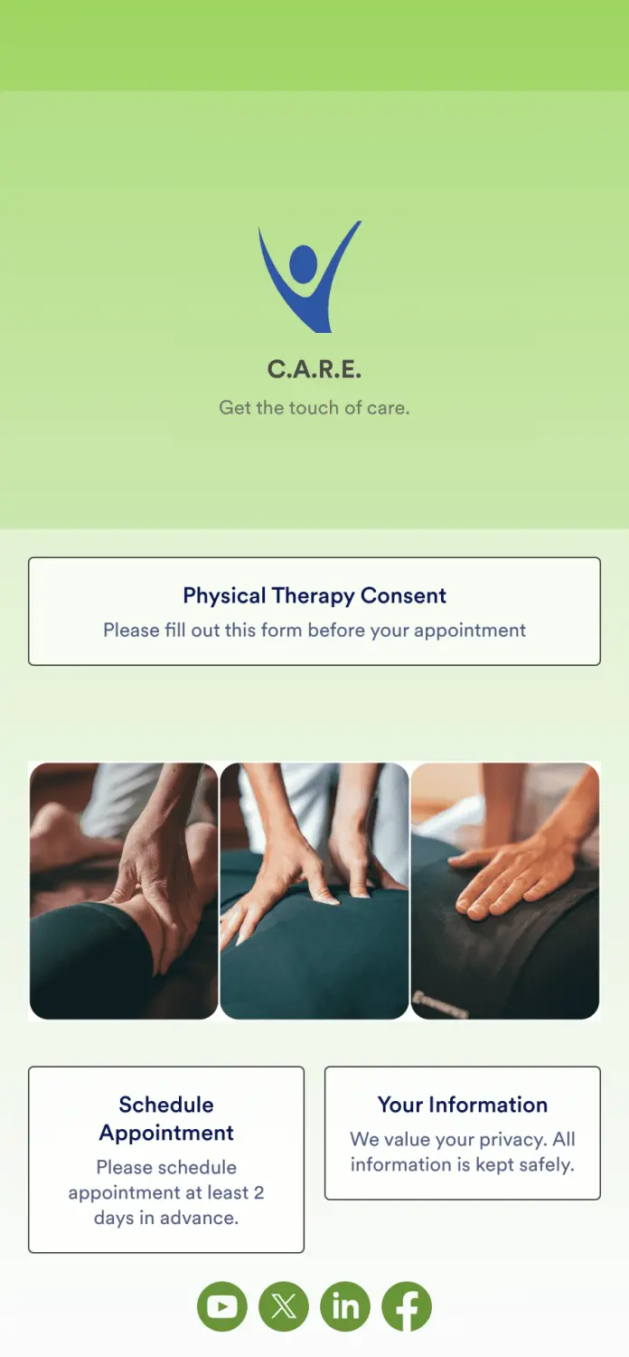 Physical Therapy App