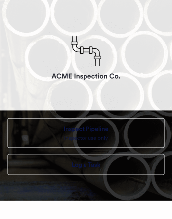 Pipeline Inspection App Template