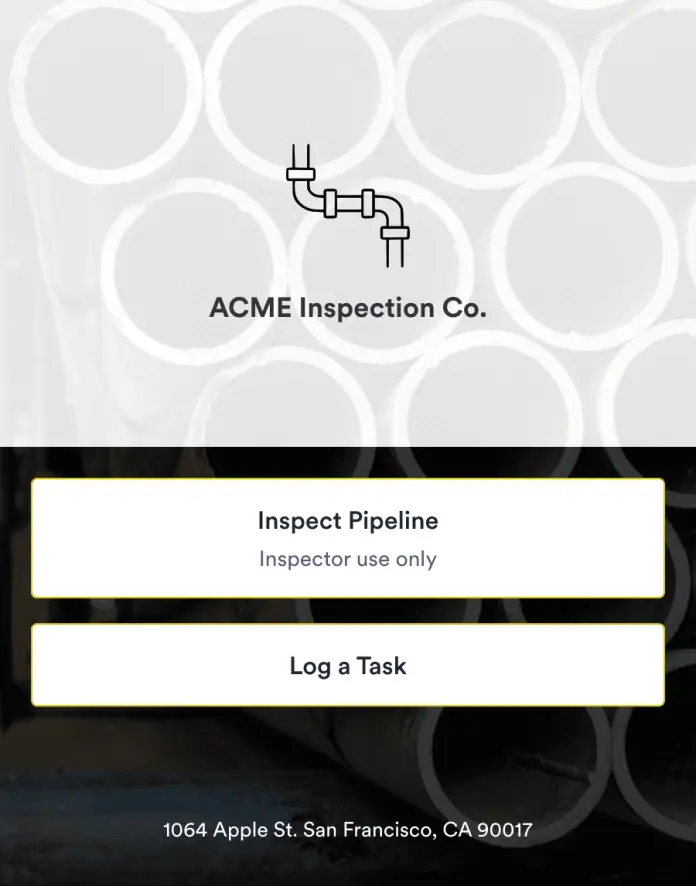 Pipeline Inspection App