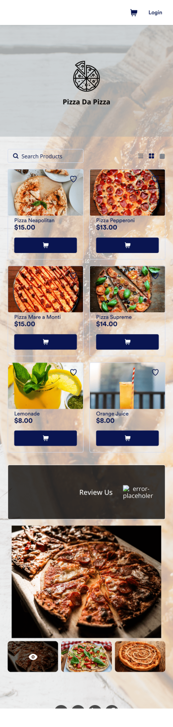 Pizza Delivery App Template