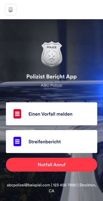 Polizeibericht App Template