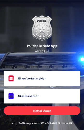 Polizeibericht App Template