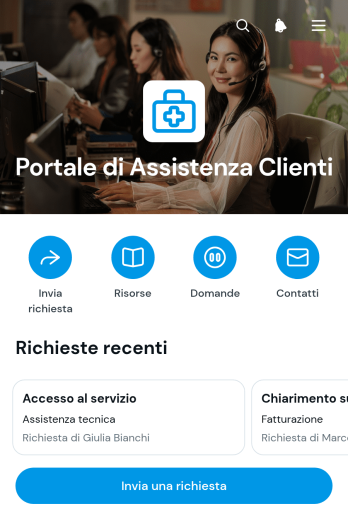 Portale di Assistenza Clienti
