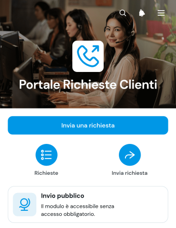 Portale per le Richieste dei Clienti