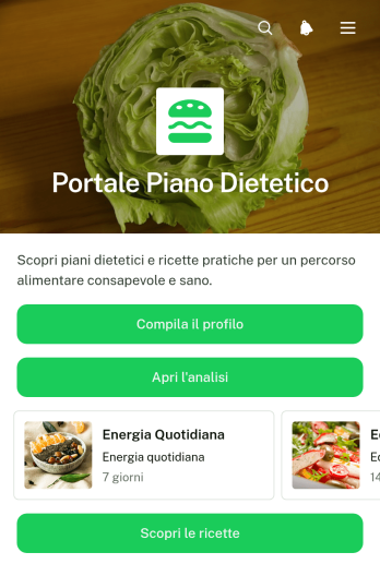 Portale per Piani Alimentari
