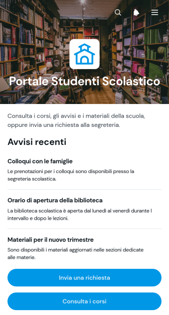 Portale Scolastico per Studenti